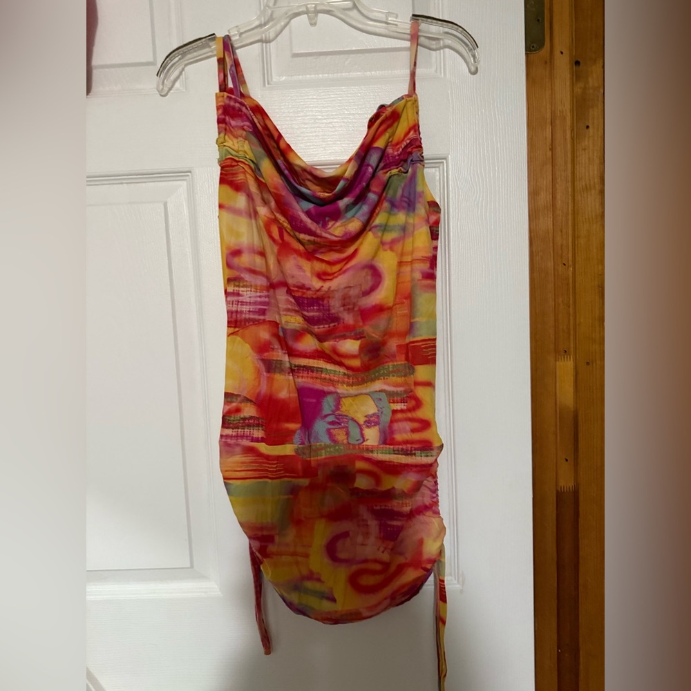 Herrera size s dress/ beach coverup multicolor